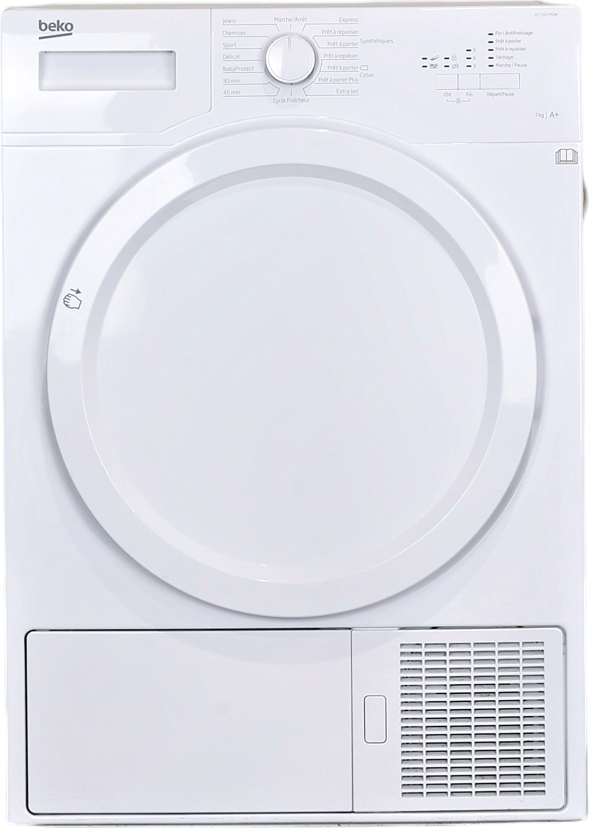 Seche-linge Pompe à Chaleur 7 kg Reconditionné BEKO DS7331PA0W