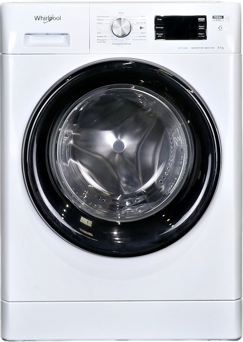 Lave-linge Hublot 8 kg Reconditionné WHIRLPOOL FFB8638BVFR