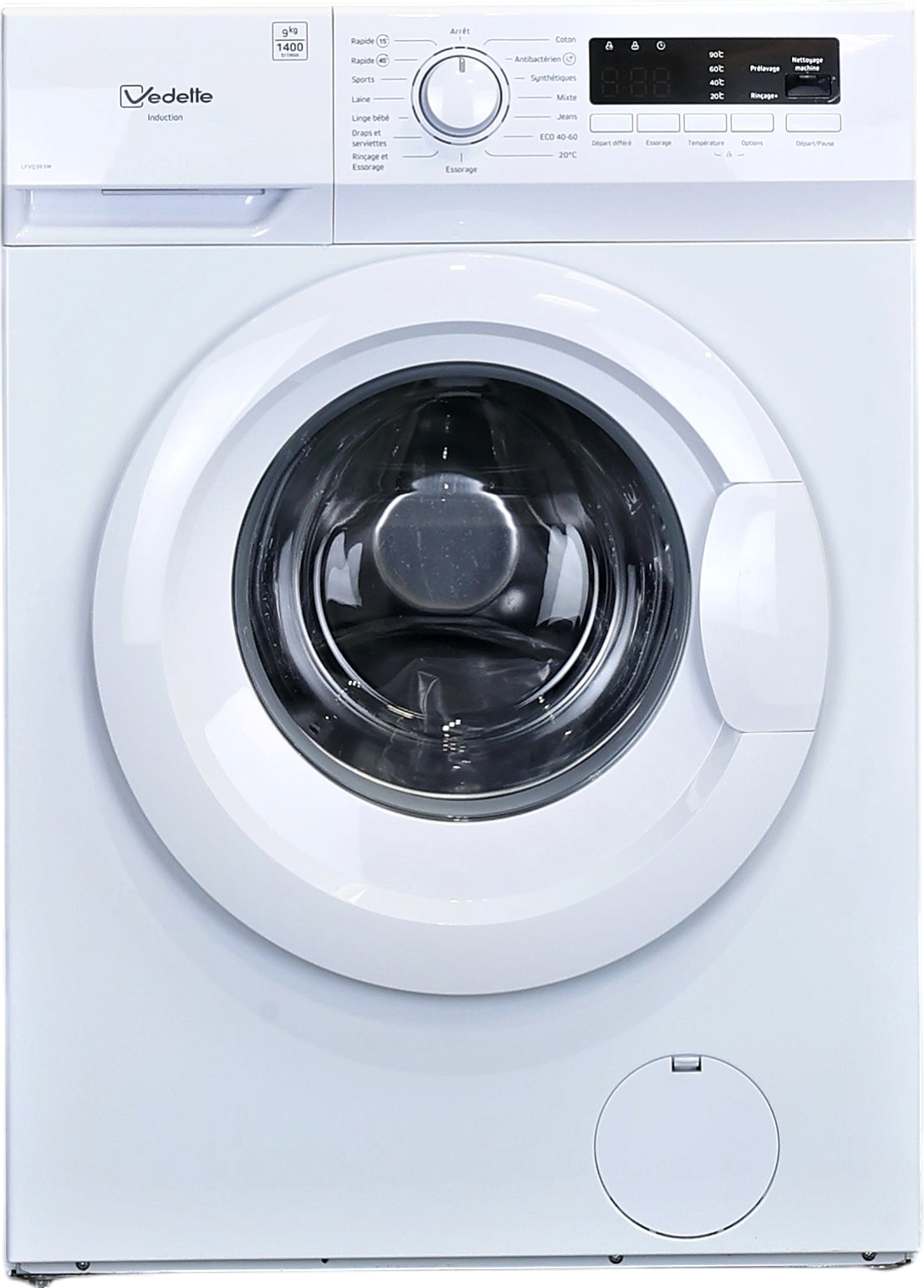 Lave-linge Hublot 9 kg Reconditionné VEDETTE LFVQ393W