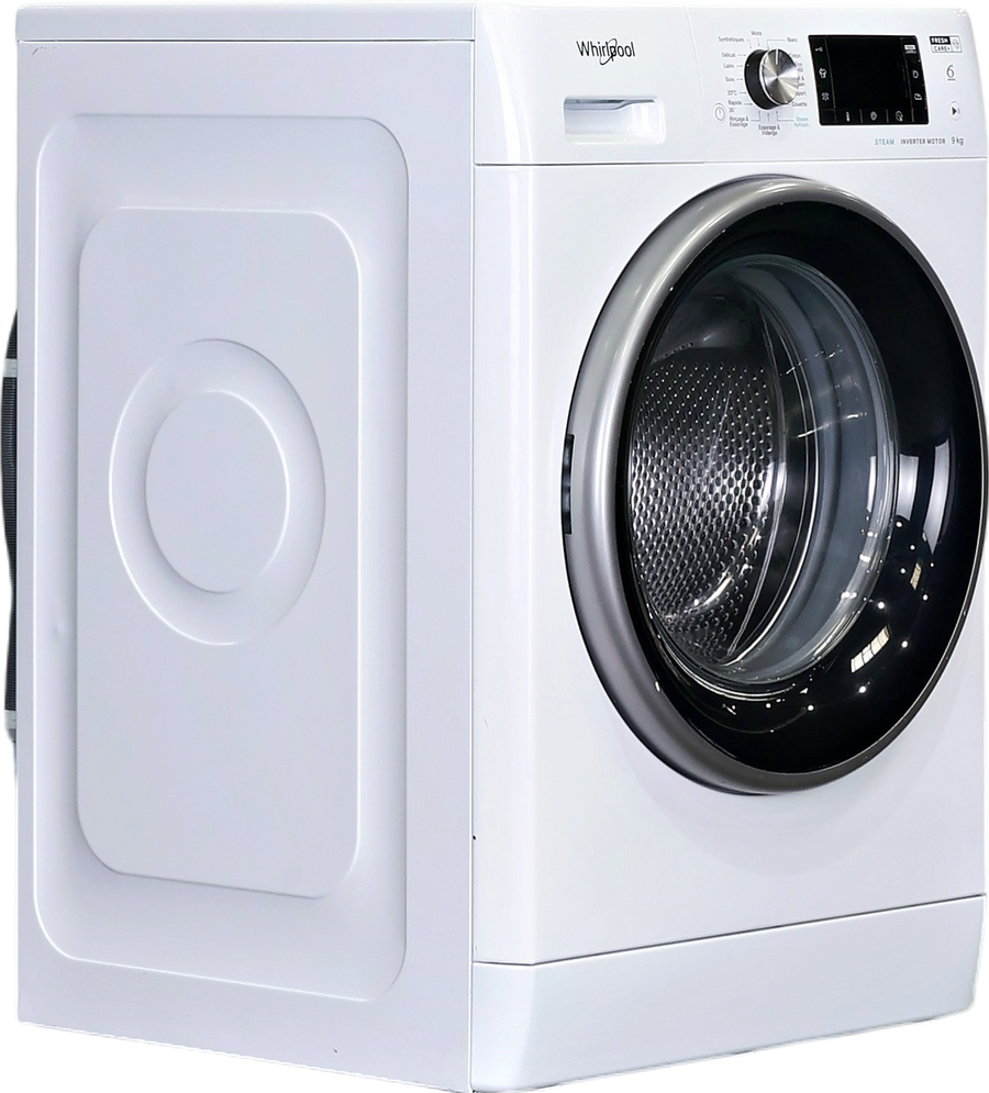Lave-linge Hublot 9 kg Reconditionné WHIRLPOOL FFDD9448BSVFR