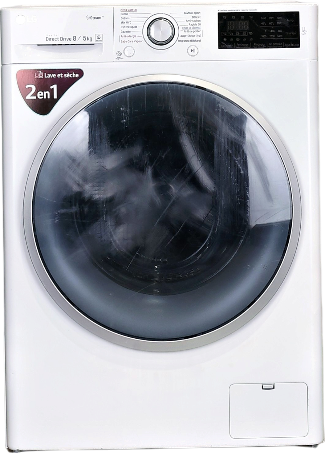 Lave-linge Sechant 8 kg Reconditionné LG F854J61WRS
