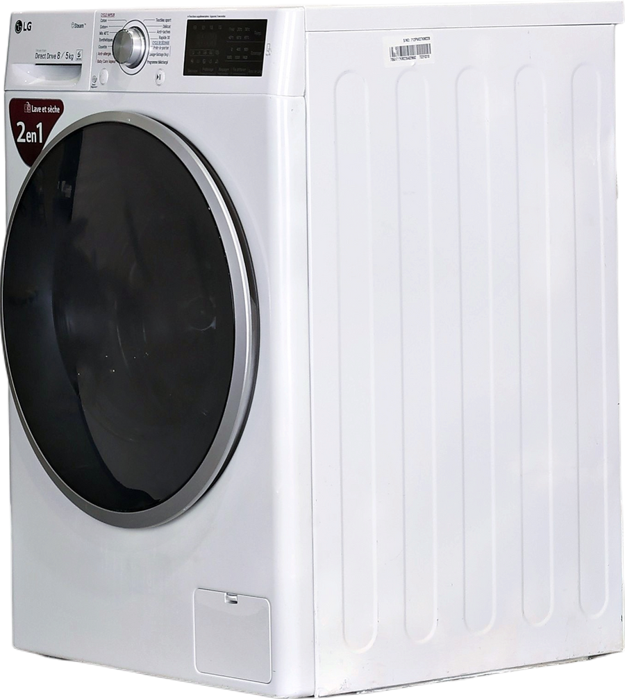 Lave-linge Sechant 8 kg Reconditionné LG F854J61WRS