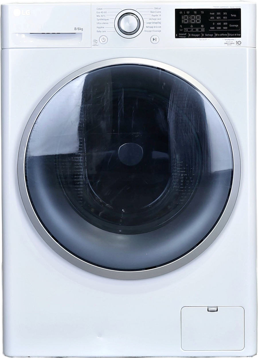 Lave-linge Sechant 8 kg Reconditionné LG F864V37WR