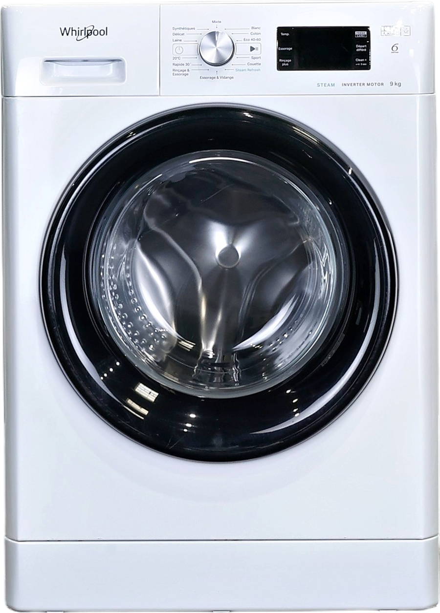 Lave-linge Hublot 9 kg Reconditionné WHIRLPOOL FFBP9469BVFR