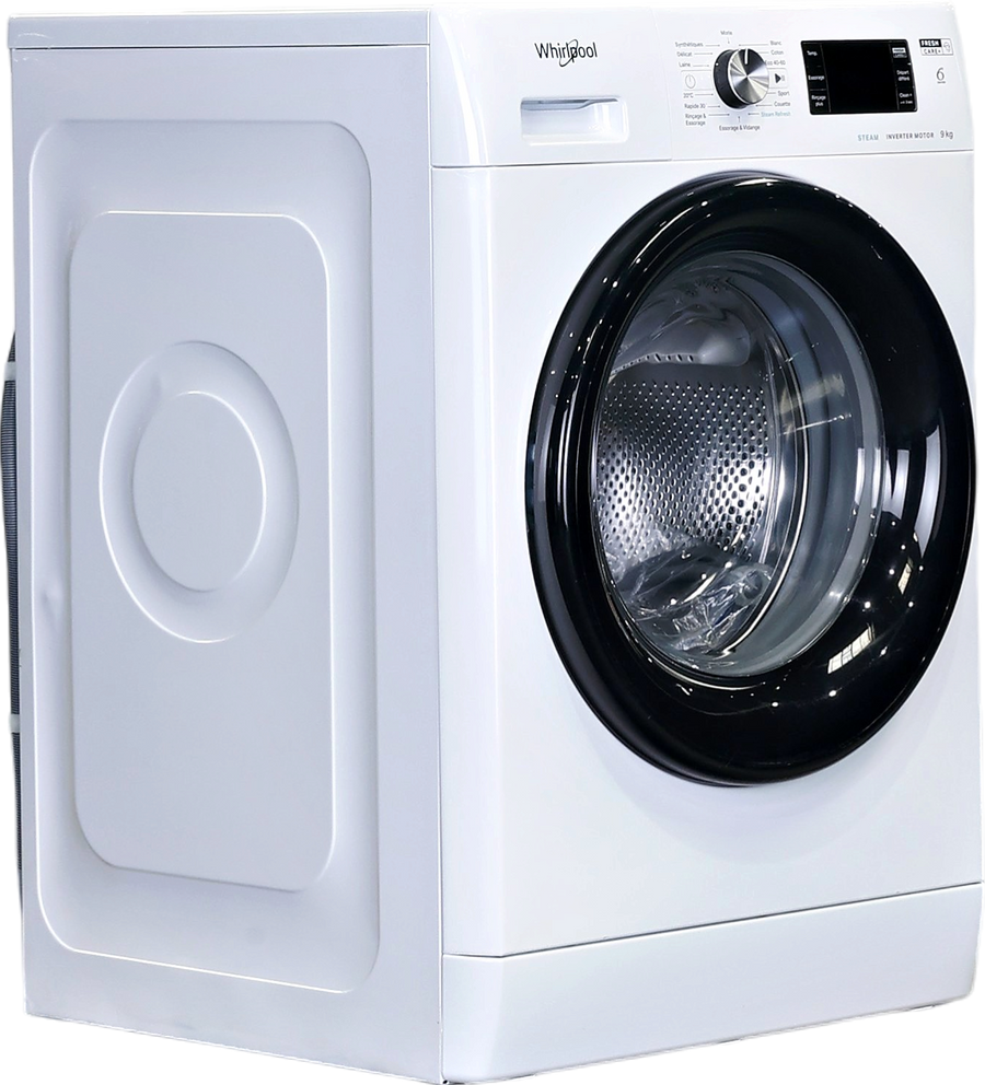 Lave-linge Hublot 9 kg Reconditionné WHIRLPOOL FFBP9469BVFR