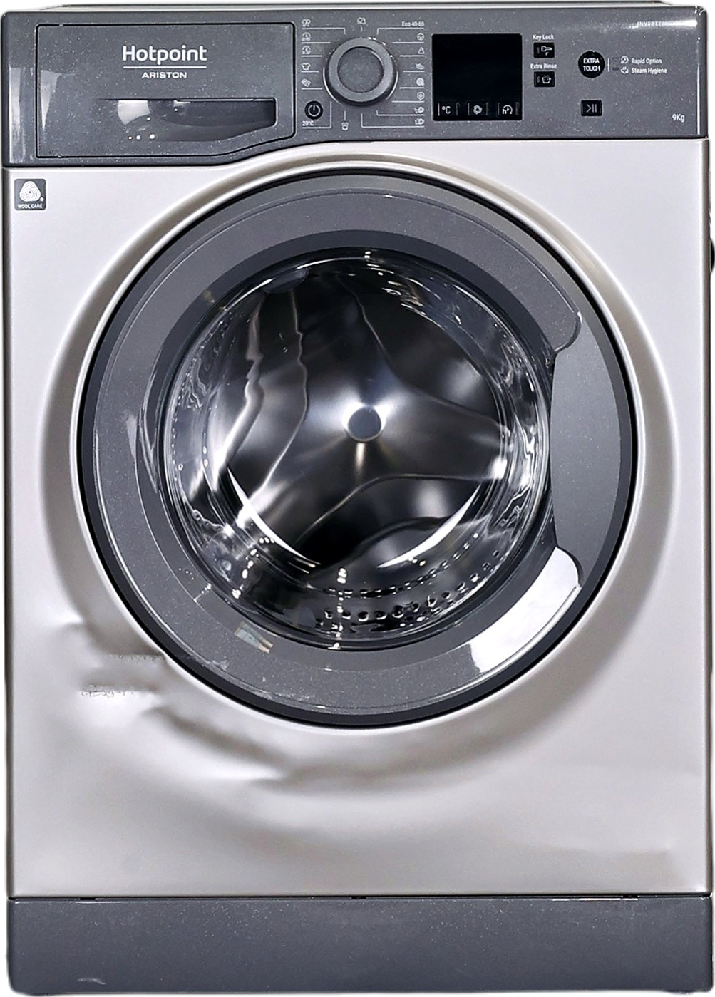 Lave-linge Hublot 9 kg Reconditionné HOTPOINT NSWM 946 GG FR