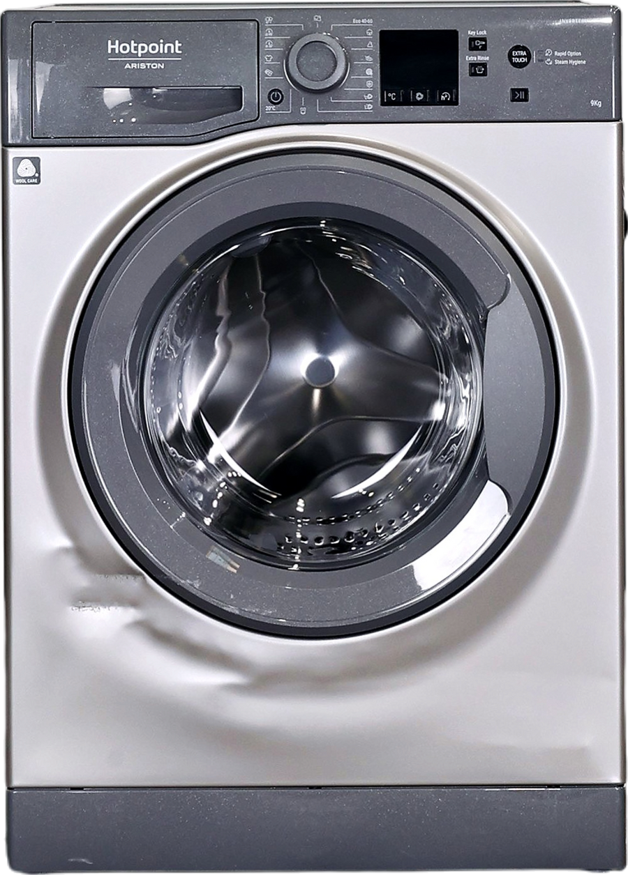 Lave-linge Hublot 9 kg Reconditionné HOTPOINT NSWM 946 GG FR