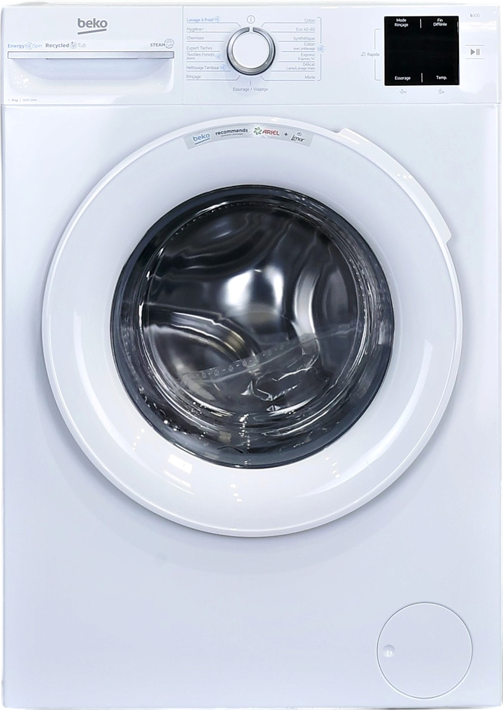 Lave-linge Hublot 9 kg Reconditionné BEKO LLFT39411