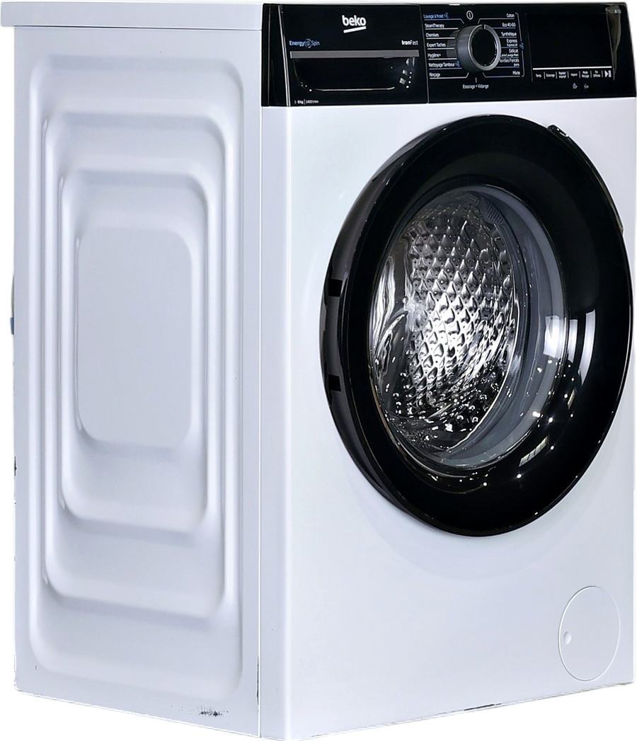 Lave-linge Hublot 8 kg Reconditionné BEKO BM34WFU48411