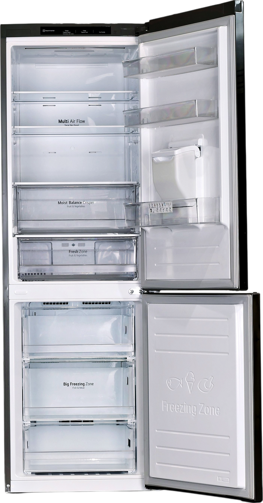 Réfrigérateur Avec Congélateur 340 Litres Reconditionné LG GBF61PZJEN