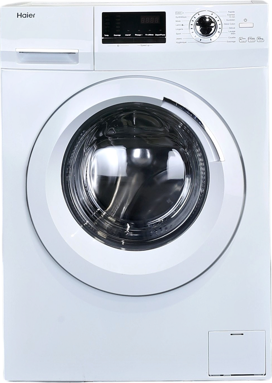 Lave-linge Hublot 10 kg Reconditionné HAIER HW100-14636