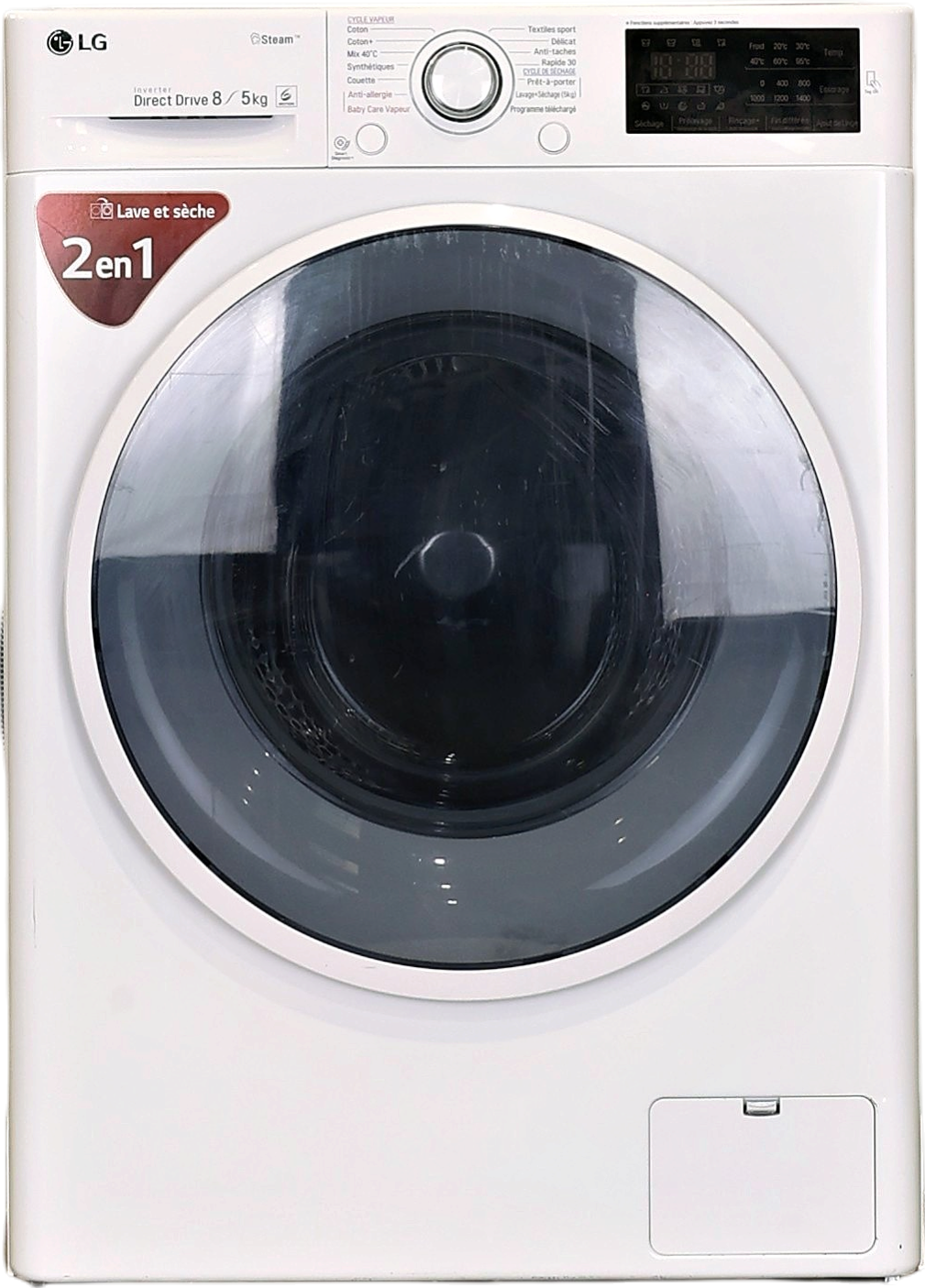 Lave-linge Sechant 8 kg Reconditionné LG F854C40WR