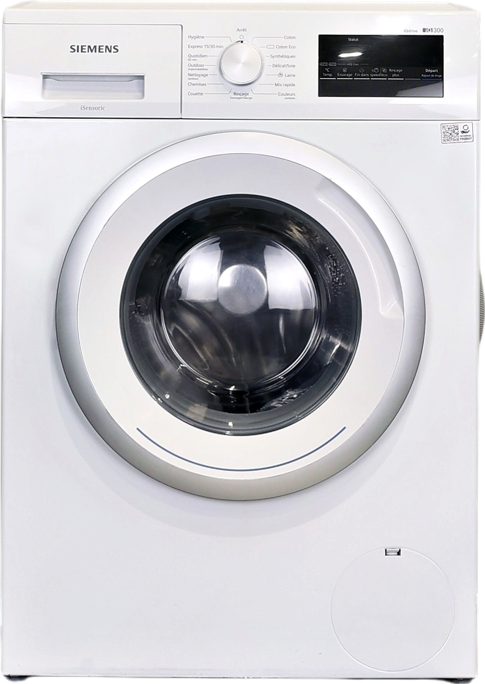 Lave-linge Hublot 7 kg Reconditionné SIEMENS WM14N120FF