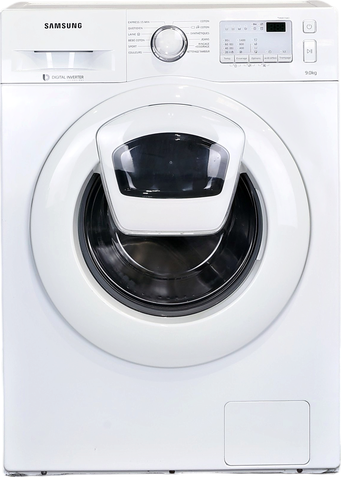 Lave-linge Hublot 9 kg Reconditionné SAMSUNG WW90K4437YW