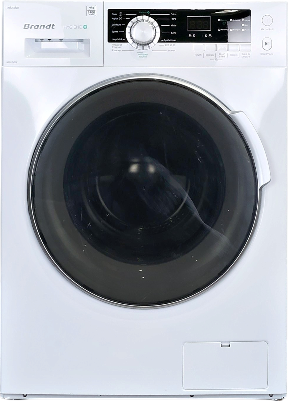 Lave-linge Hublot 7 kg Reconditionné BRANDT WFB174QW
