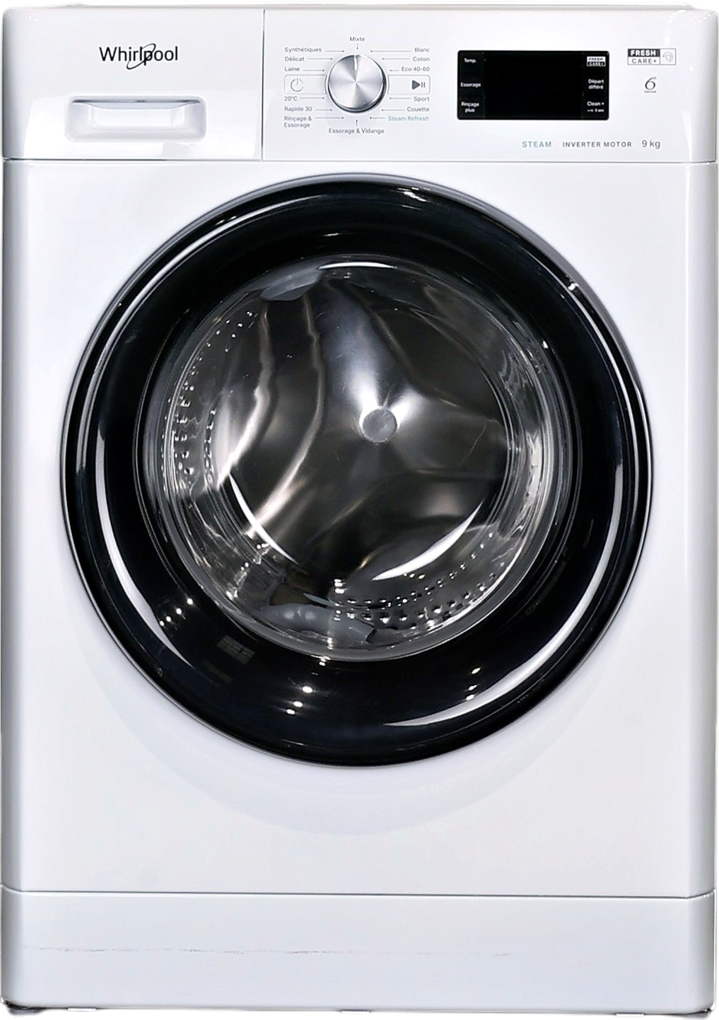 Lave-linge Hublot 9 kg Reconditionné WHIRLPOOL FFBP9489BVFR