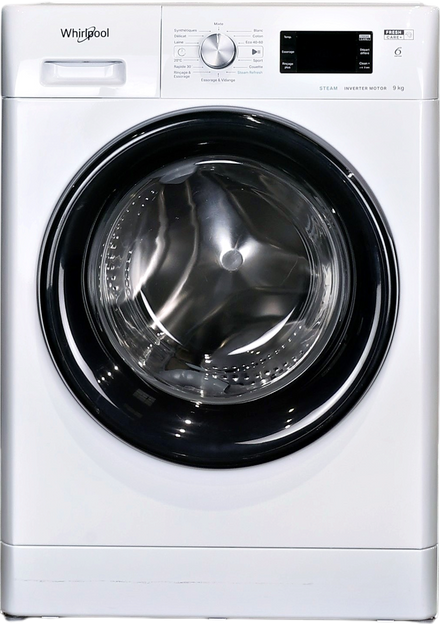 Lave-linge Hublot 9 kg Reconditionné WHIRLPOOL FFBP9489BVFR