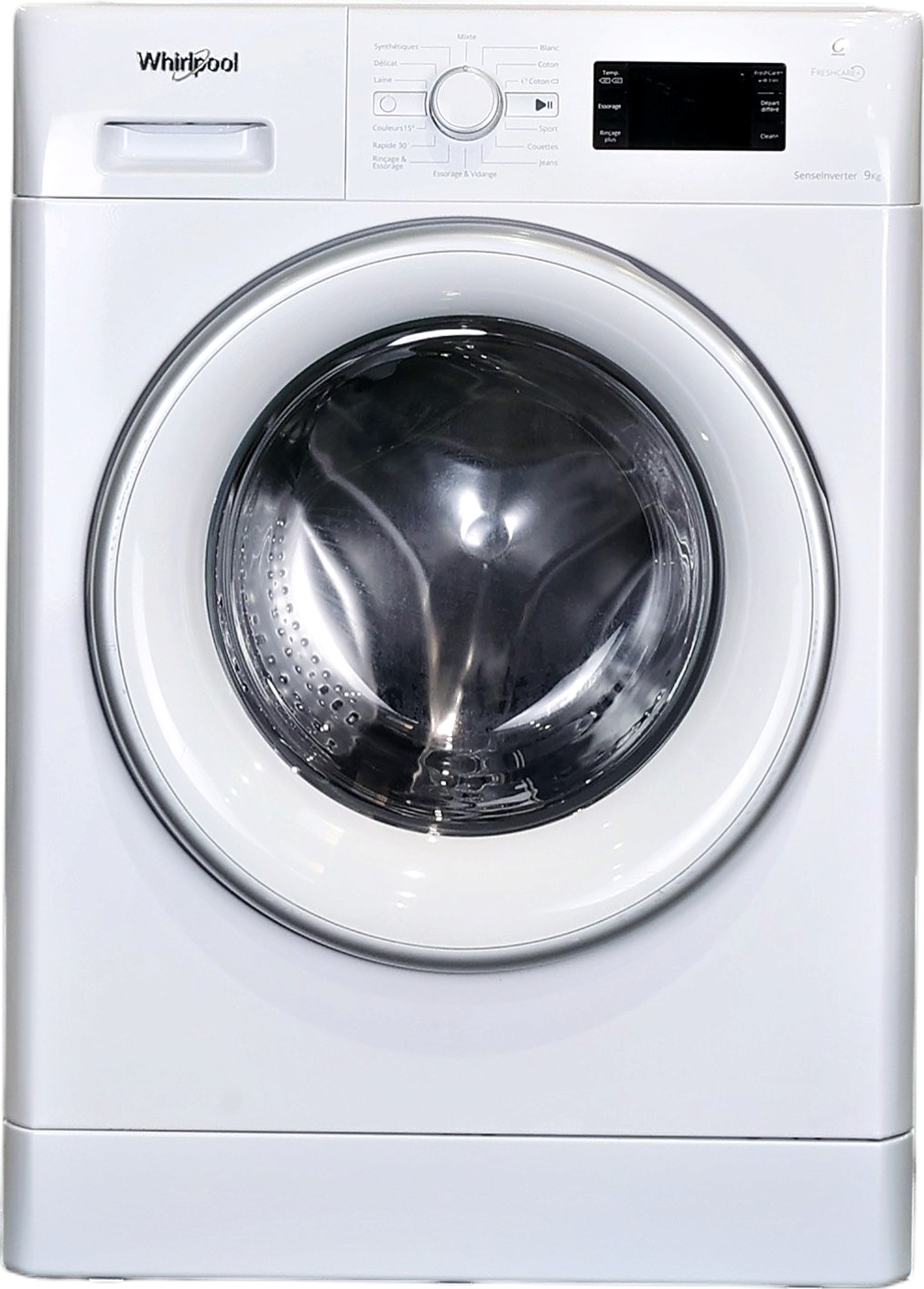Lave-linge Hublot 9 kg Reconditionné WHIRLPOOL FWG91484WSFR