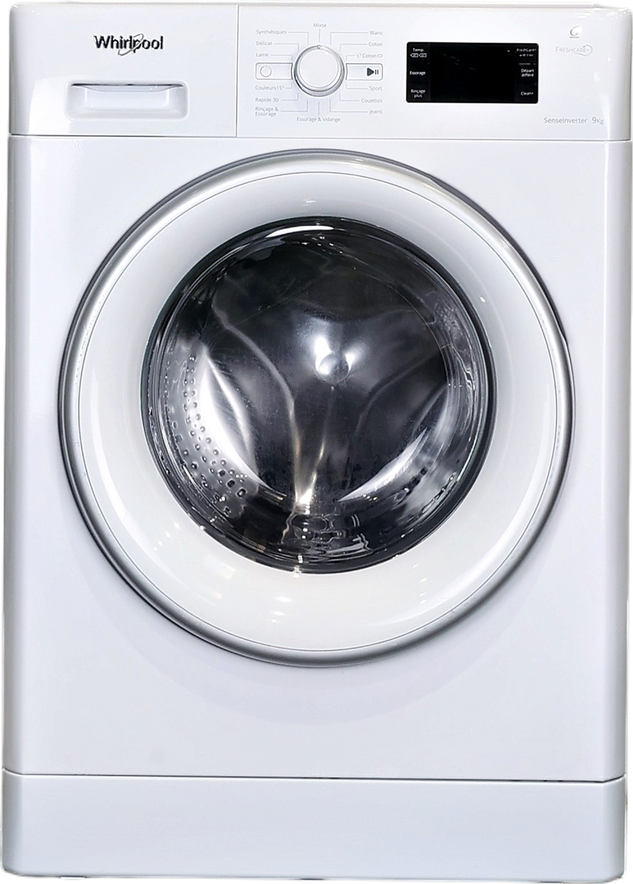 Lave-linge Hublot 9 kg Reconditionné WHIRLPOOL FWG91484WSFR