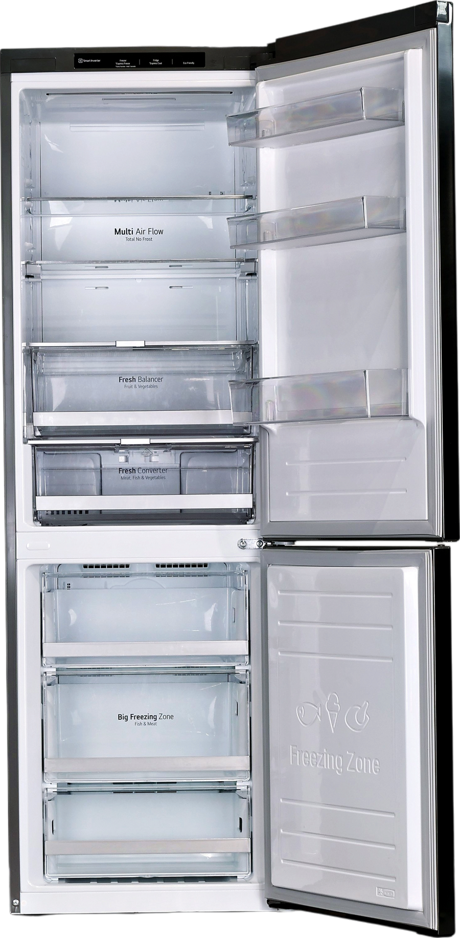 Réfrigérateur Avec Congélateur 341 Litres Reconditionné LG GBB71PZEEN
