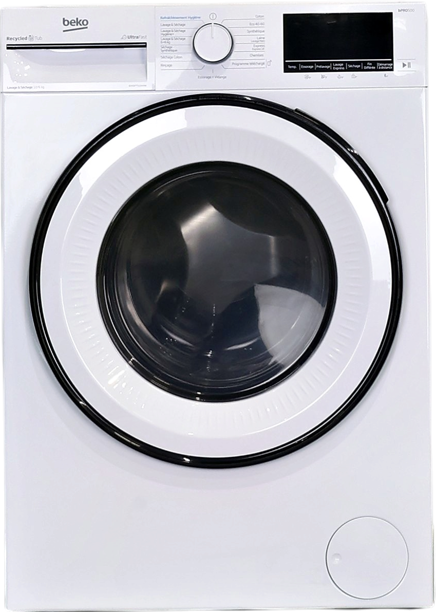 Lave-linge Sechant 10 kg Reconditionné BEKO B3YDFT51044W