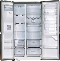 Réfrigérateur Américain 625 Litres Reconditionné LG GSS6676SC