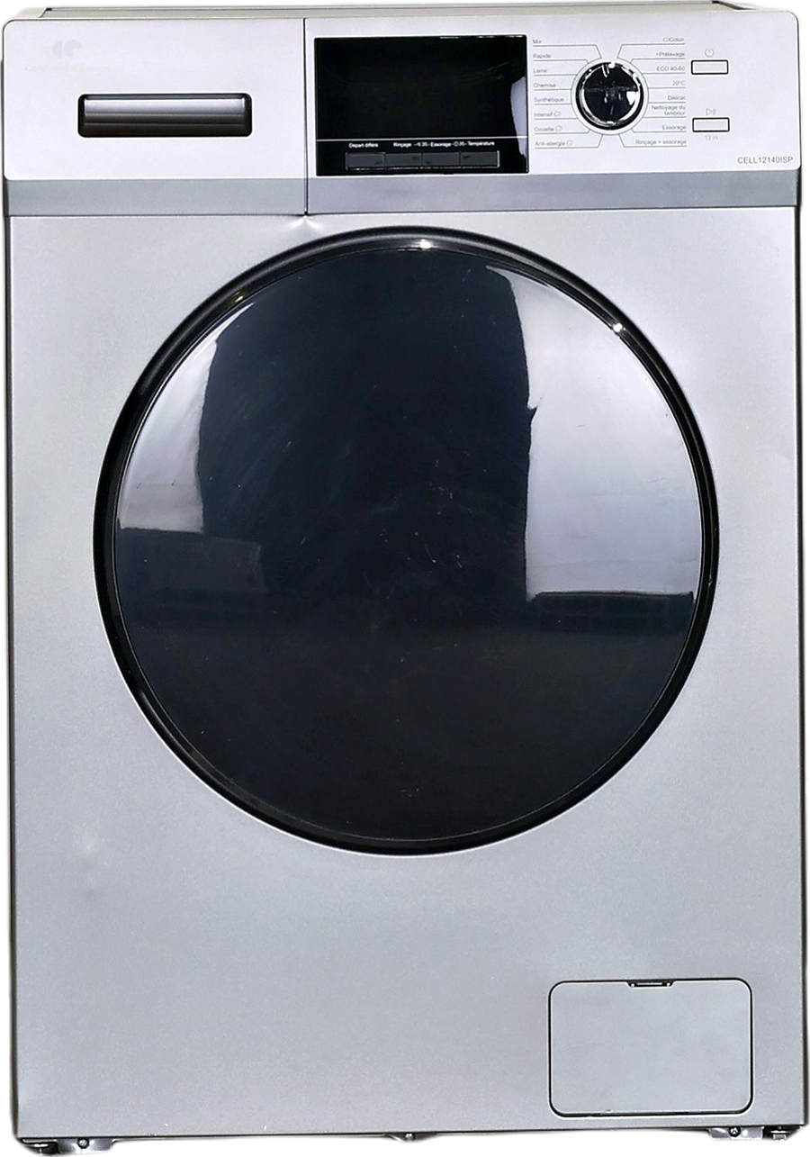 Lave-linge Hublot 12 kg Reconditionné CONTINENTAL-EDISON CELL12140ISP