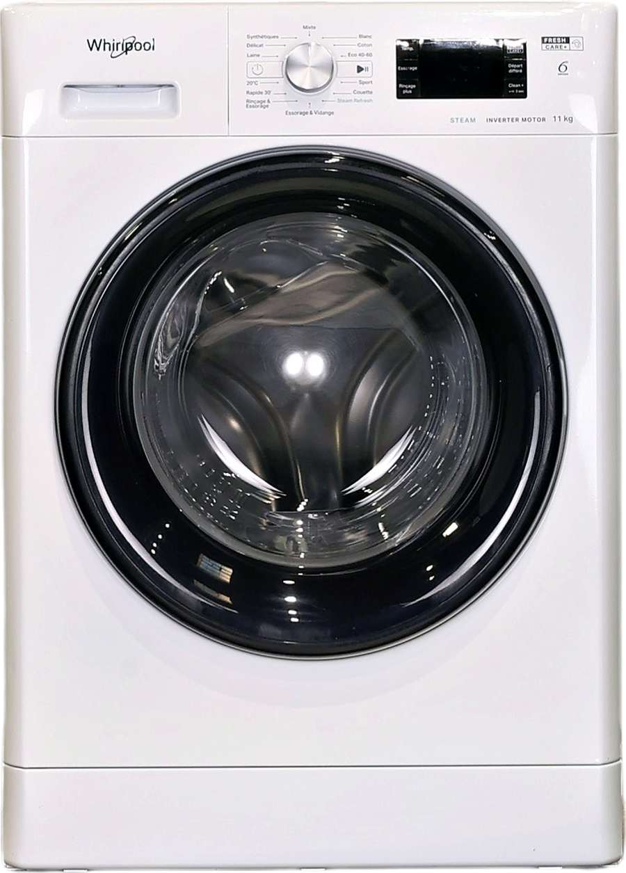 Lave-linge Hublot 11 kg Reconditionné WHIRLPOOL FFBB11489BVFR