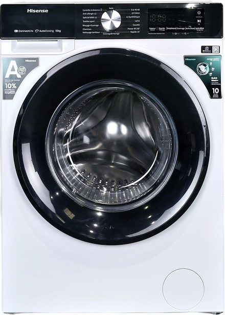 Lave-linge Hublot 10 kg Reconditionné HISENSE WF10453SBWL