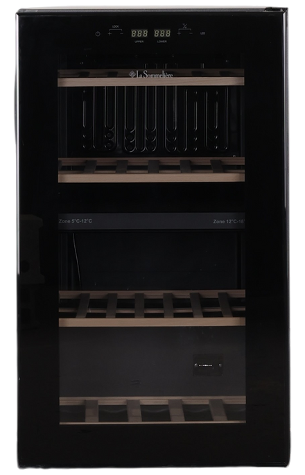 Cave à Vin De Conservation 50 bouteilles Reconditionné LA SOMMELIERE LS51.2ZBLACK