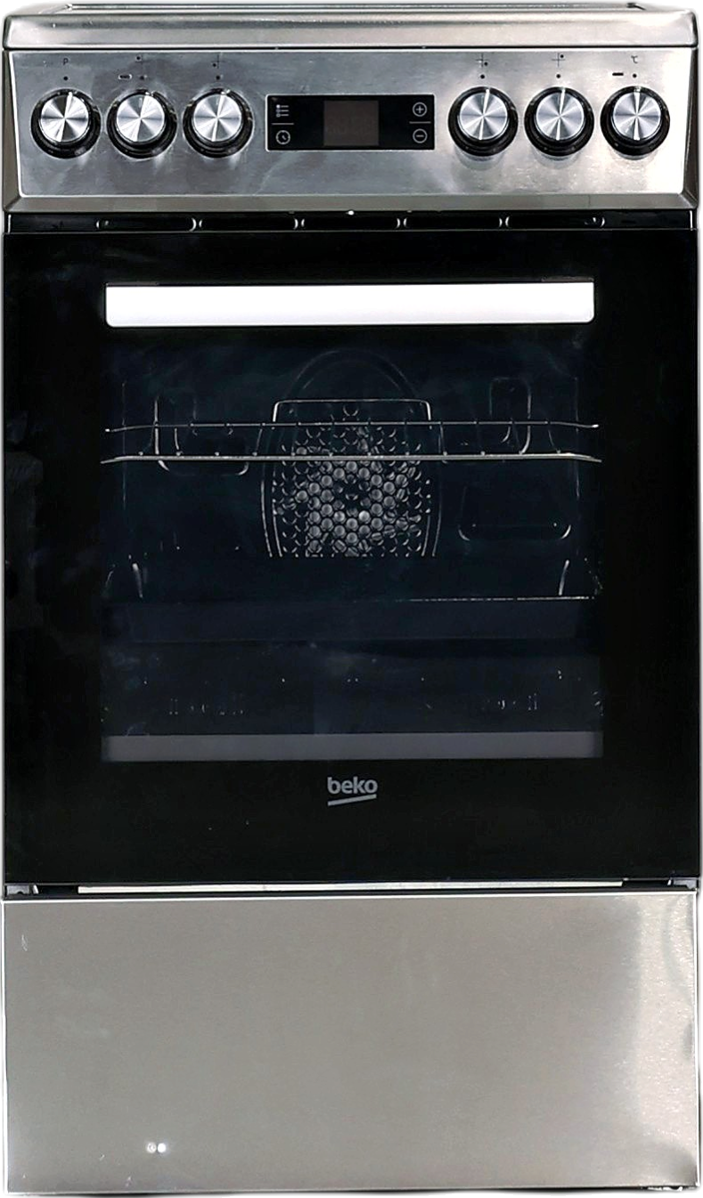 Cuisinière Vitrocéramique 55 L Reconditionné BEKO FSE57300GX