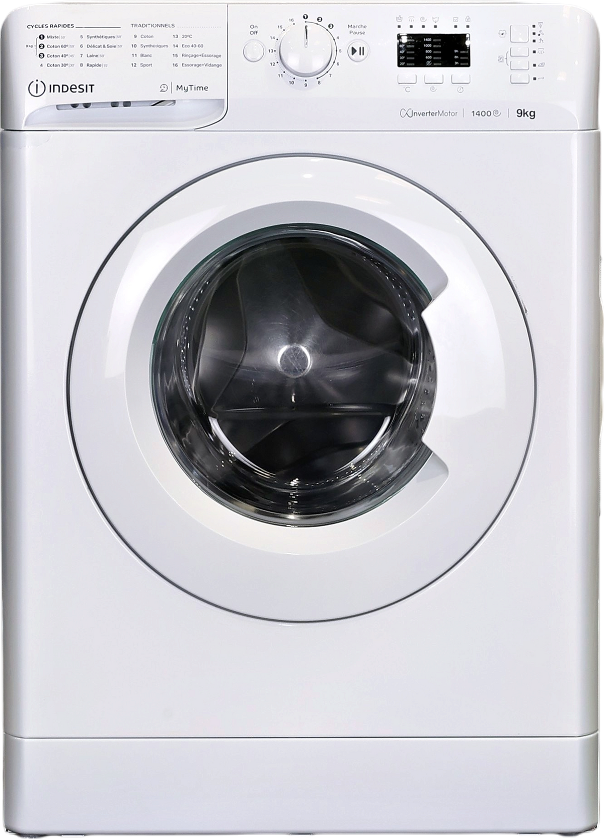 Lave-linge Hublot 9 kg Reconditionné INDESIT MTWA91484WFR