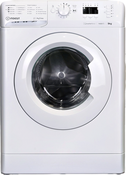 Lave-linge Hublot 9 kg Reconditionné INDESIT MTWA91484WFR