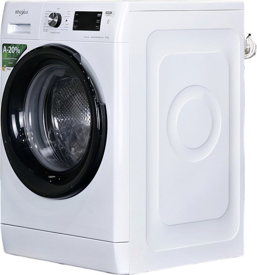 Lave-linge Hublot 9 kg Reconditionné WHIRLPOOL FFBP9489BVFR