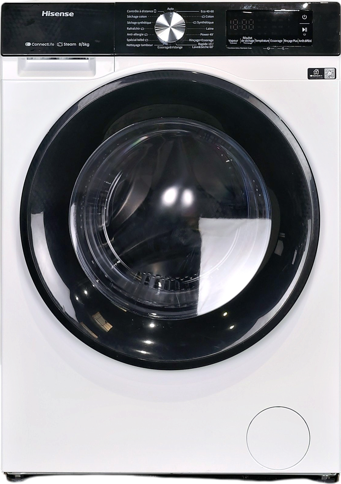 Lave-linge Sechant 8 kg Reconditionné HISENSE WD3S8043BW3