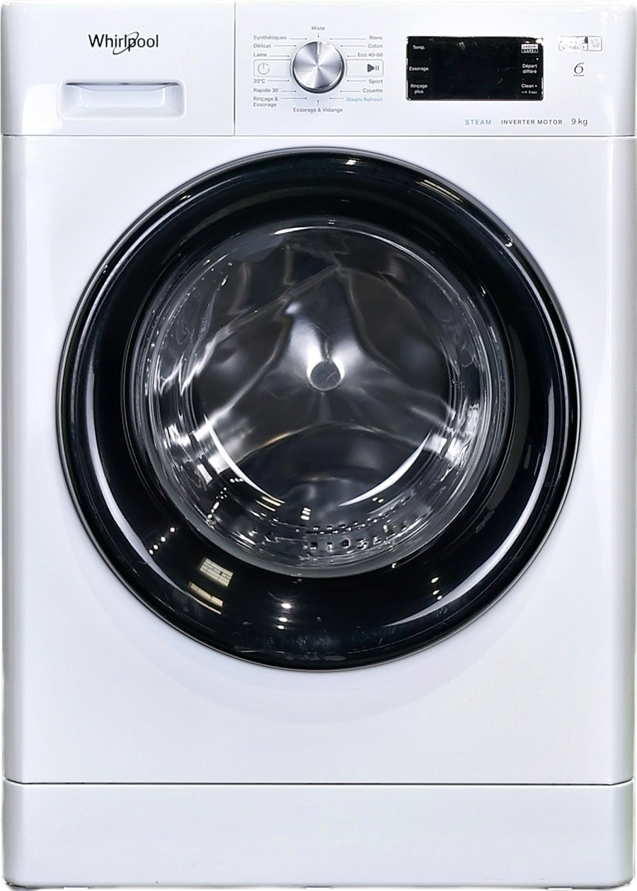 Lave-linge Hublot 9 kg Reconditionné WHIRLPOOL FFBP9489BVFR