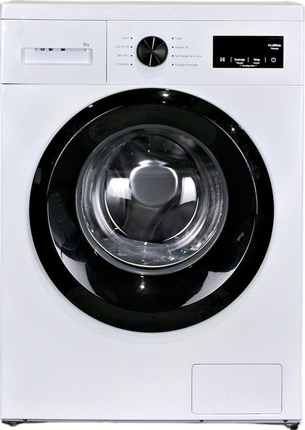 Lave-linge Hublot 8 kg Reconditionné LG F84N15WHSB