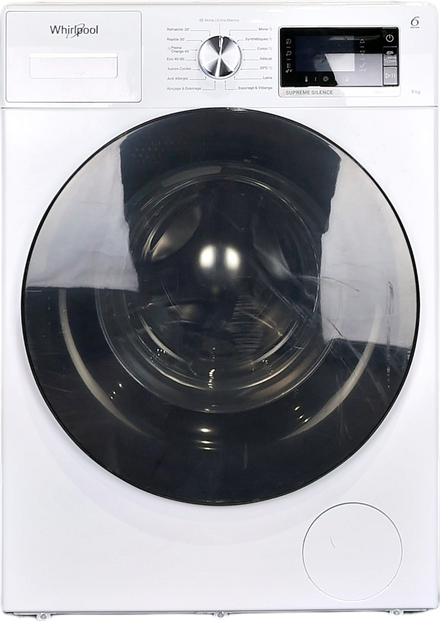 Lave-linge Hublot 8 kg Reconditionné WHIRLPOOL W7X89BSILENCEFR