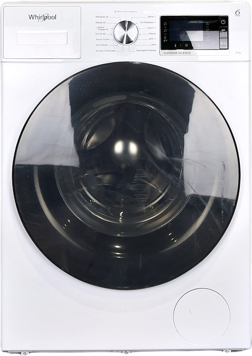 Lave-linge Hublot 8 kg Reconditionné WHIRLPOOL W7X89BSILENCEFR