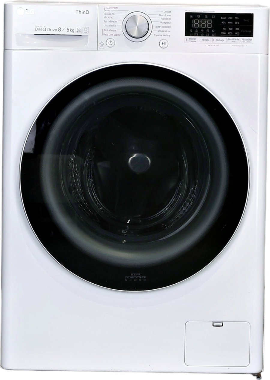 Lave-linge Sechant 8 kg Reconditionné LG F854N41WRS