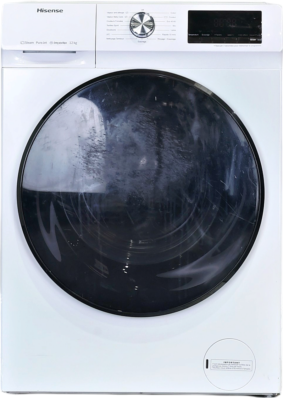 Lave-linge Hublot 12 kg Reconditionné HISENSE W1214QA