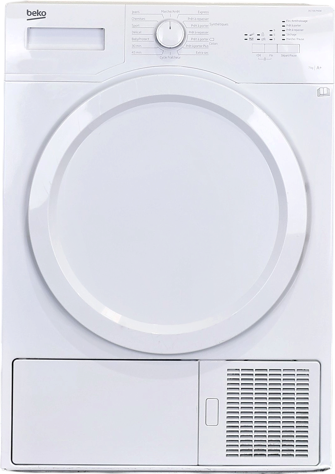 Seche-linge Pompe à Chaleur 7 kg Reconditionné BEKO DS7331PA0W