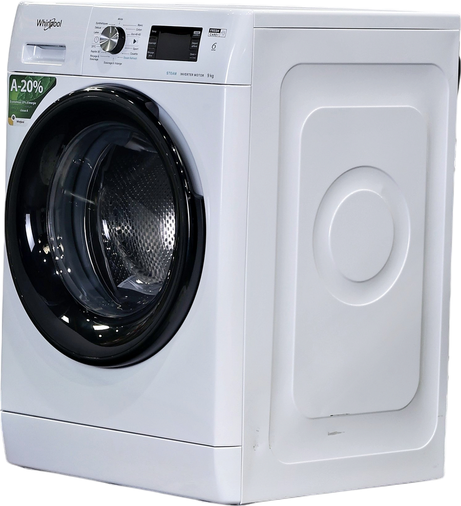 Lave-linge Hublot 9 kg Reconditionné WHIRLPOOL FFBB9489BVFR