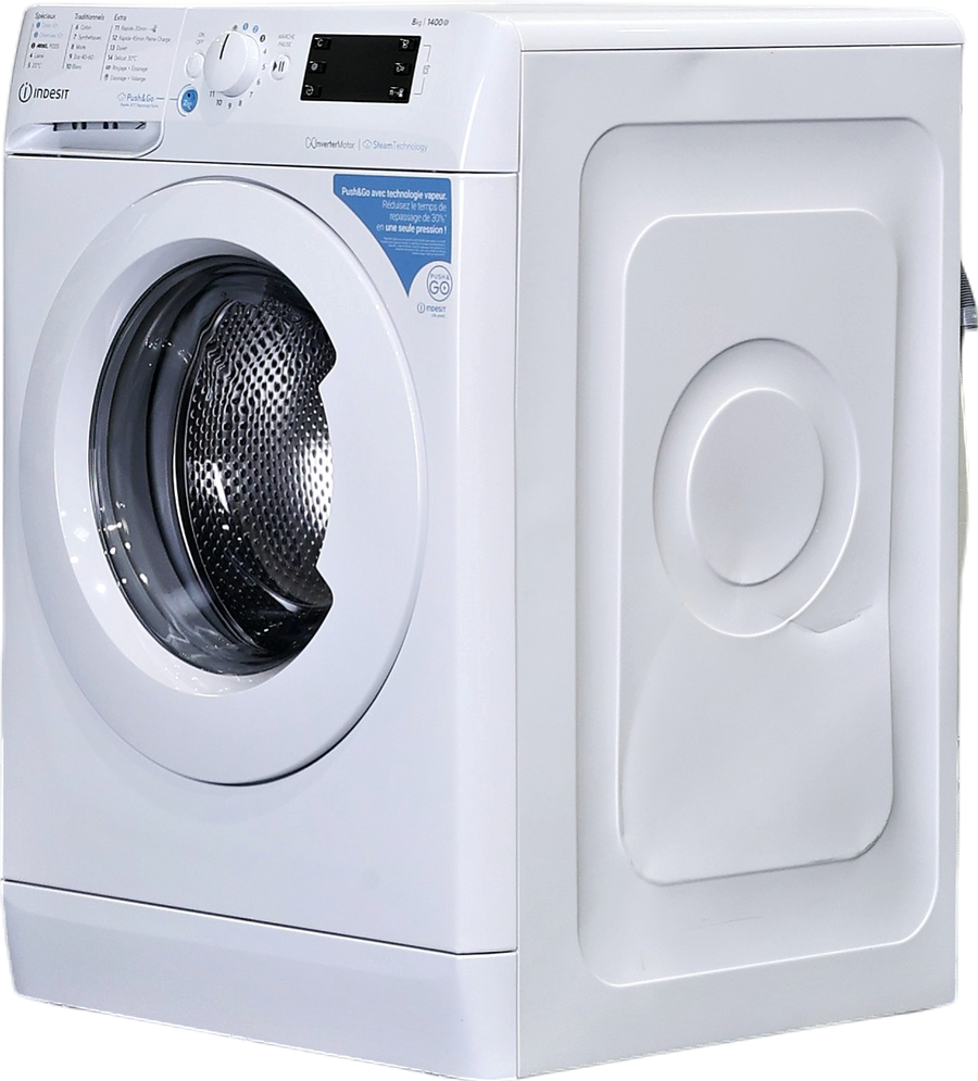 Lave-linge Hublot 8 kg Reconditionné INDESIT BWE81496XWVFR