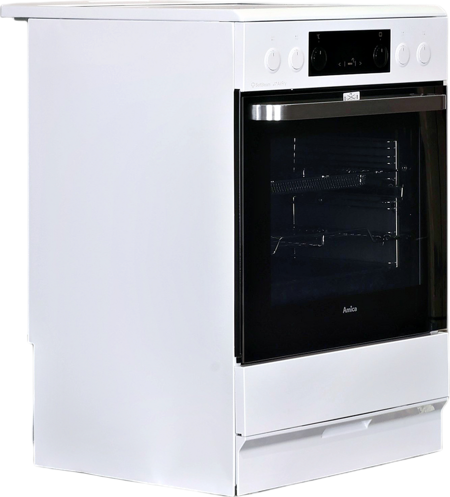 Cuisinière Vitrocéramique 77 L Reconditionné AMICA ACV7005SRW 