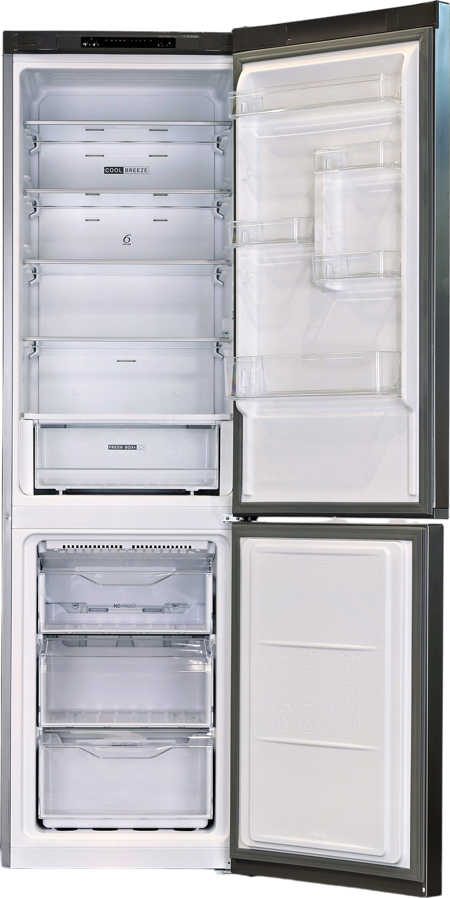 Réfrigérateur Avec Congélateur 367 Litres Reconditionné WHIRLPOOL W7X93AOX1