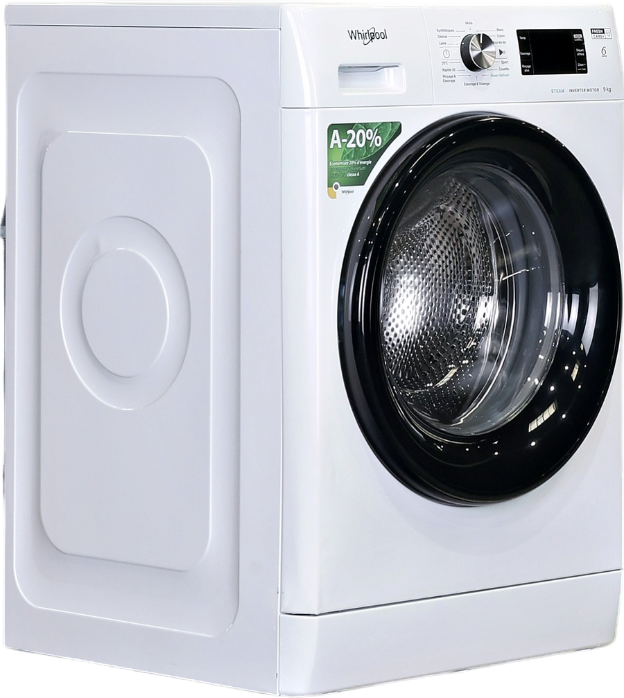 Lave-linge Hublot 9 kg Reconditionné WHIRLPOOL FFBB9489BVFR