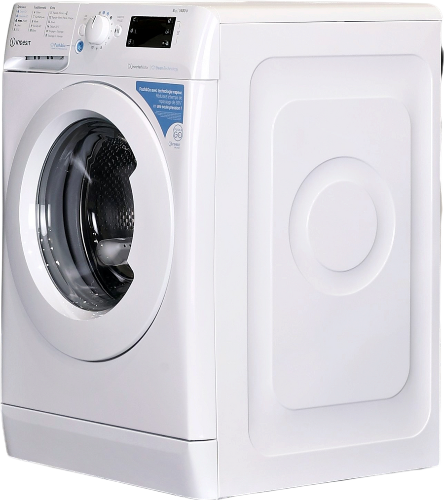 Lave-linge Hublot 8 kg Reconditionné INDESIT BWE81496XWVFR