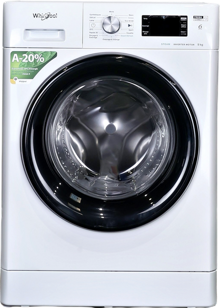 Lave-linge Hublot 9 kg Reconditionné WHIRLPOOL FFBB9489BVFR
