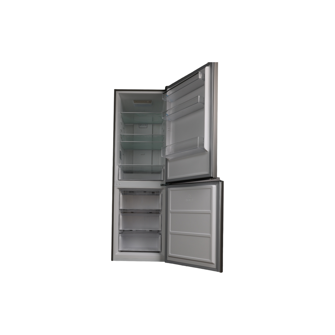 Réfrigérateur Avec Congélateur 327 L Reconditionné VALBERG CNF 327 E S742C : vue de l'intérieur